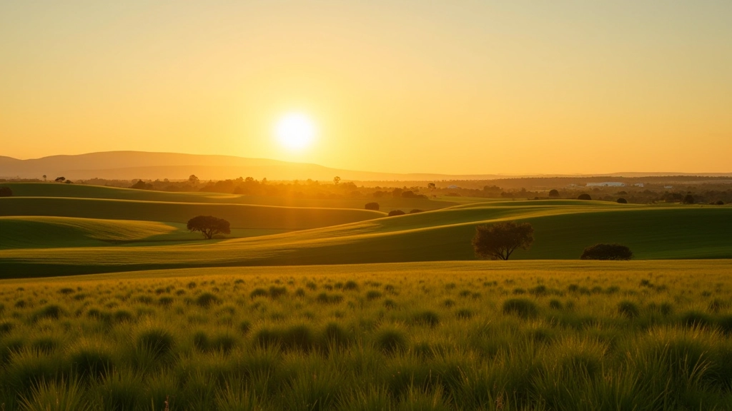 Vista panorámica de la Pampa bonaerense con campos verdes